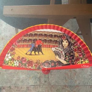 wooden fan from spain